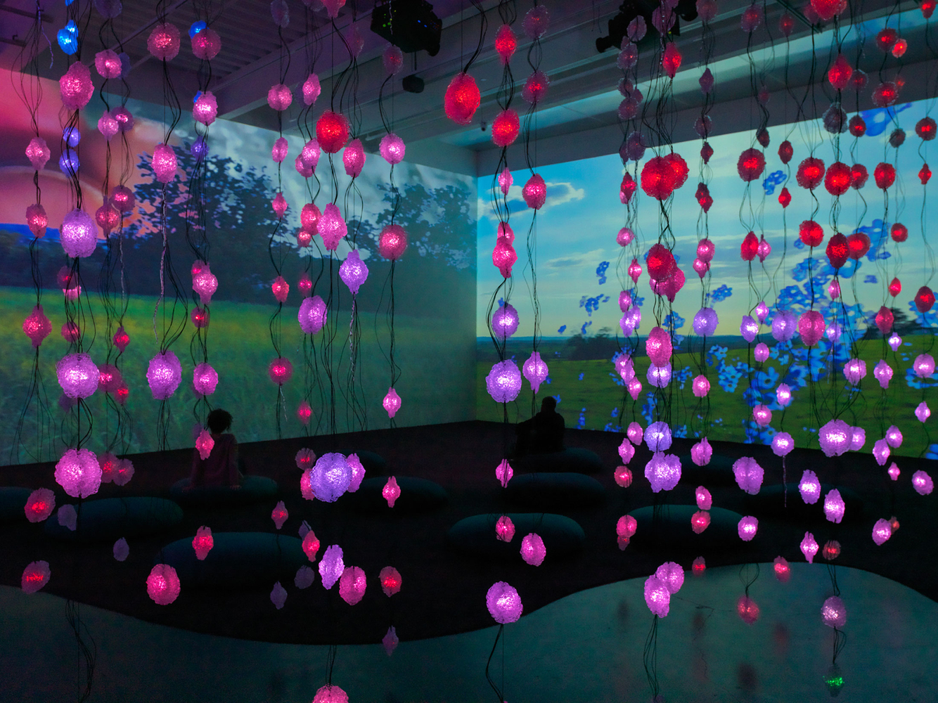 Pixelwald Installation in Kunsthaus Zürich