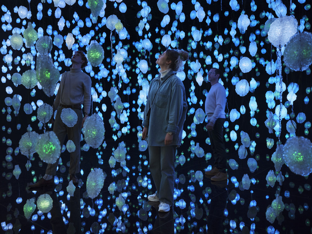 Pixelwald Installation in Bremen